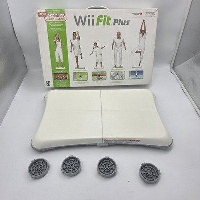 Nintendo Wii Fit Plus Balance Board, W/ Risers And Box No Game RVL-021