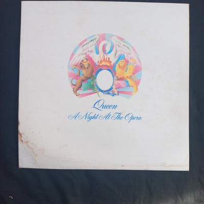 QUEEN- A NIGHT AT THE OPERA- VINYL LP-3 -2    EMBOSSED BLAIRS PLAY TESTED 