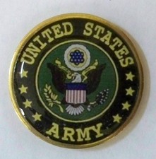 United States Army lapel pin, proudly made in the USA