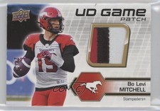 2021 Upper Deck CFL UD Game Jersey 24/25 Bo Levi Mitchell #UD-BM Patch af9