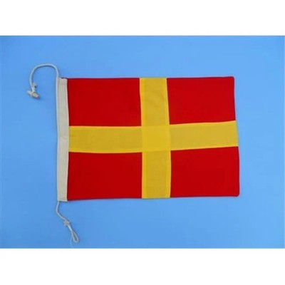 Handcrafted Model Ships Nautical-Flag-R Letter R Cloth Nautical Alphabet Flag...