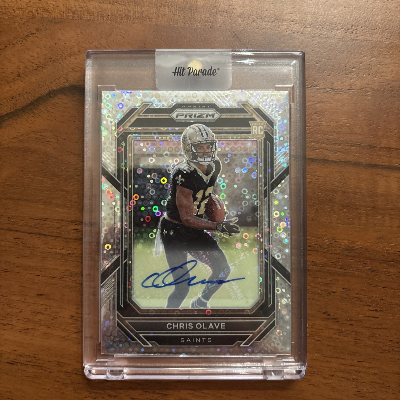 Chris Olave Panini Prizm #310 Autograph Silver