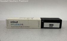Cricut Infusible Ink Transfer Sheet Black 2 Sheets 12"x12" - New