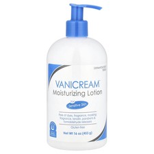 Moisturizing Lotion, For Sensitive Skin, Fragrance Free, 16 oz 453 g 