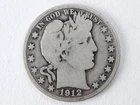 NobleSpirit (TSC) Semi-KEY Desirable SILVER Barber Half 1912-S CHOICE G/VG
