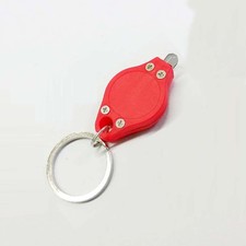 Keychain Flashlight Ultra Mini Rhombus UV Curing Red 1M3Z