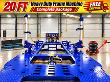 Free Shipping New 20 Feet Long 2 Towers Heavy Duty Auto Body Frame Machine Free Shipping New 20 Feet Long 2 Towers Heavy Duty Auto Body Frame Machine