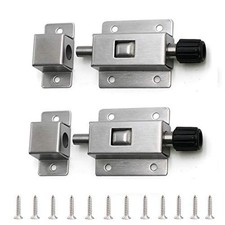 Small Size Spring Loaded Latch Pin - Door Security Slide Latch Lock -