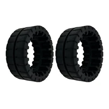 2PCS Durable Replacement Rubber Wheel Tires Cover For iRobot Braava Jet M6