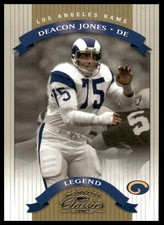 Deacon Jones /100 2002 Donruss Classics #144 Timeless Tributes Los Angeles Rams