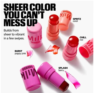 1/2/4PCS Jelly Lipstick Cheek Blush Stick Long Lasting Moisturized Blusher Stick
