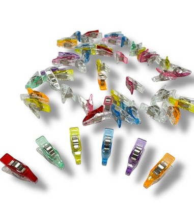 (25.00 EUR/100 St.) 50er *NEU* Nähmit - MINI - Wonder Clips / Stoffklammern