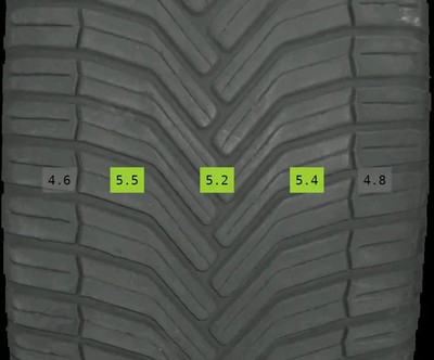 1x Allwetterreifen 225/45 R18 95Y Michelin CrossClimate Plus DOT2421 4,8mm