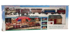 VINTAGE 1994 Dickensville Christmas Train Set Station COMPLETE NC 171L  UNTESTED