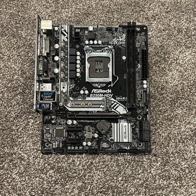 ASRock B250M-HDV Intel B250M-HDV DDR4 mATX Motherboard with I/O Plate