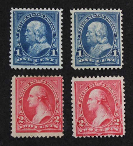 CKStamps: US Stamps Collection Scott#264 NH OG 1Gum Bend #266 NG #267 NH OG
