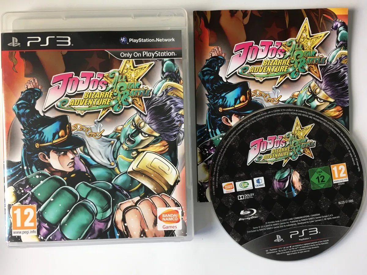 JoJo's Bizarre Adventure: All-Star Battle Sony PlayStation 3 Ps3 Complete  Jojo