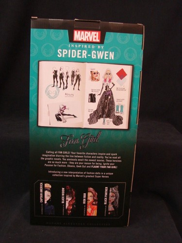 Figura Marvel Fan Girl Spider Gwen COLECCIÓN MADAME ALEXANDER Muñeca - Imagen 6 de 12