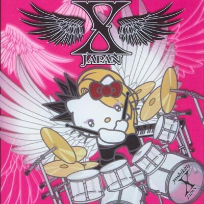 yoshikitty Stand Mirror We are X Sanrio Japan YOSHIKI Hello Kitty