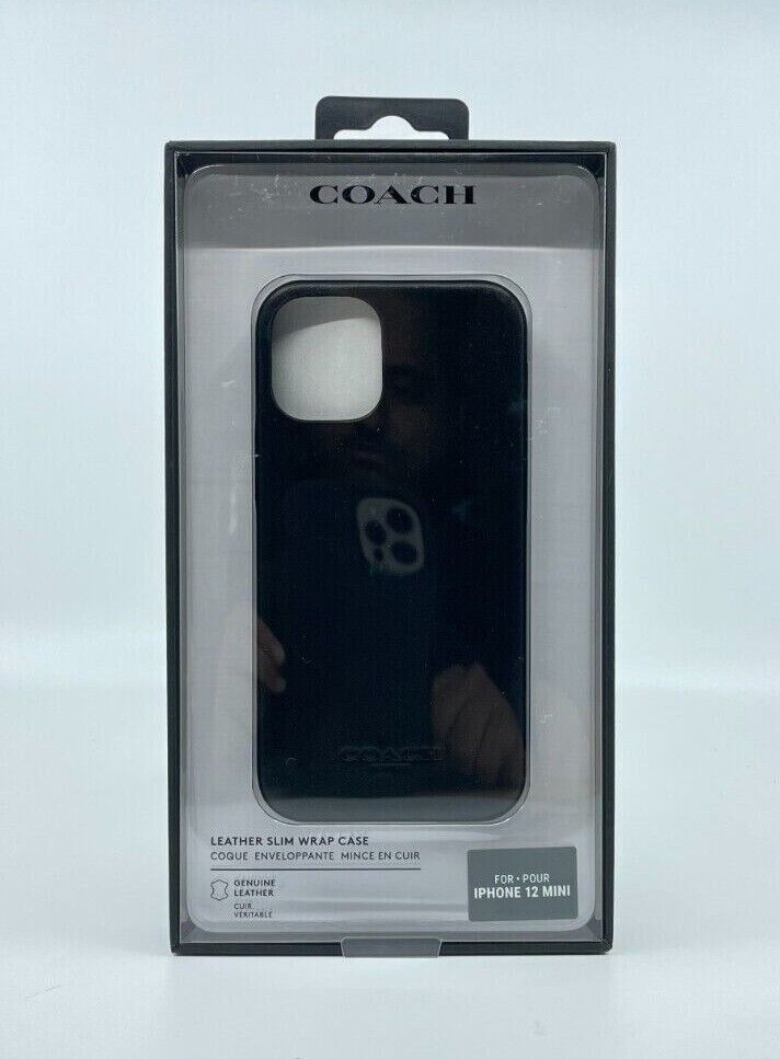 Coach - Leather Slim Protective Case for iPhone 12 Mini (5.4 Coach - Leather Slim Protective Case for iPhone 12 Mini (5.4