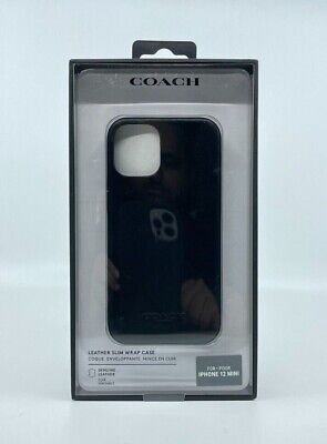 Coach - Leather Slim Protective Case for iPhone 12 Mini (5.4 Coach - Leather Slim Protective Case for iPhone 12 Mini (5.4