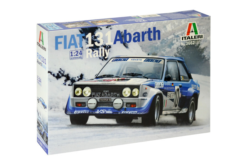 Italeri 3662 1/24 Scale Model Car Kit FIAT 131 Abarth Rally Monte Carlo 1980