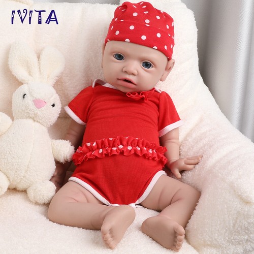 19''Lifelike Girl Newborn Full Body Silicone Reborn Baby Doll Like A Real Baby - 第 7/12 張圖片