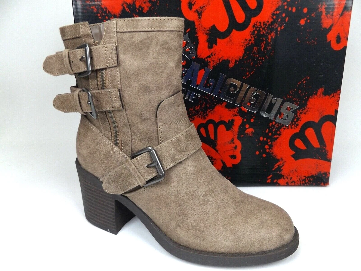 Fergalicious Women s Prayer Doe Mid Calf Buckle Boot Size 5.0 M NEW 17423
