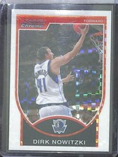 2007-08 Bowman Chrome Xfractor #41 Dirk Nowitzki No 29 of 50