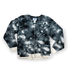 Women champion 100 authentic L/S collared Zip up jacket size Medium