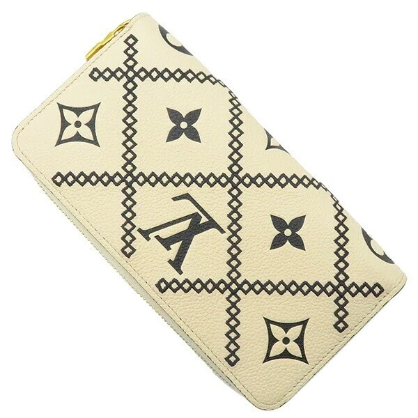 LOUIS VUITTON Monogram Empreinte Zippy Wallet Leather Cleme M81141 ... s l1200