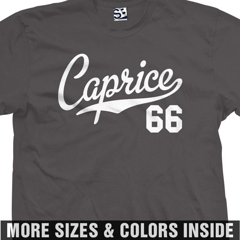 Caprice 66 Jersey T-Shirt | 1966 Classic Chevy Box Car Sports | Mens Tee Shirt