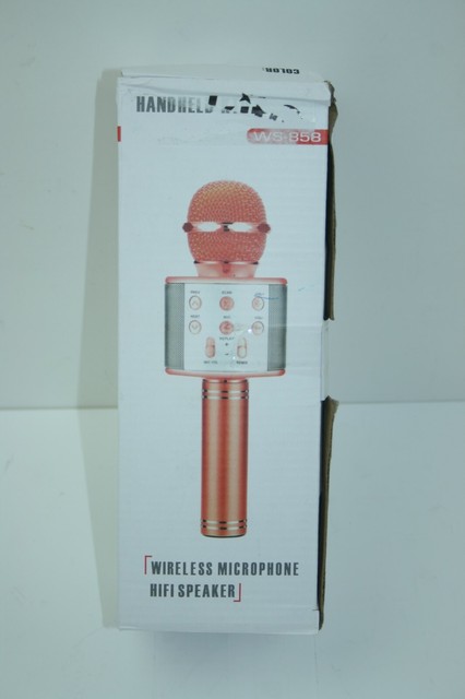 KTV Handheld WS-858 Karaoke Wireless Microphone Hifi Speaker_US STOCK | eBay