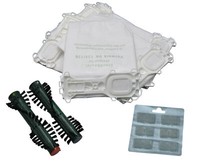 6 Vlies Staubsaugerbeutel Duftblocks BüRsten 360 Geeignet Vorwerk Kobold 135 136