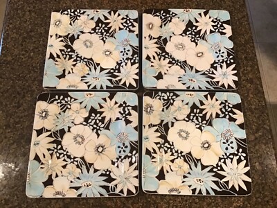Laurie Gates Casual Blues Floral salad Plate The Casual Collection Colorful 9.25