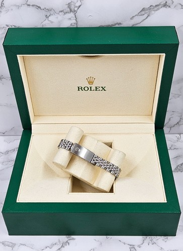 Ladies Rolex Datejust Steel & White Gold - Tiffany BLUE Diamond Dial & Bezel B+P - Picture 12 of 12