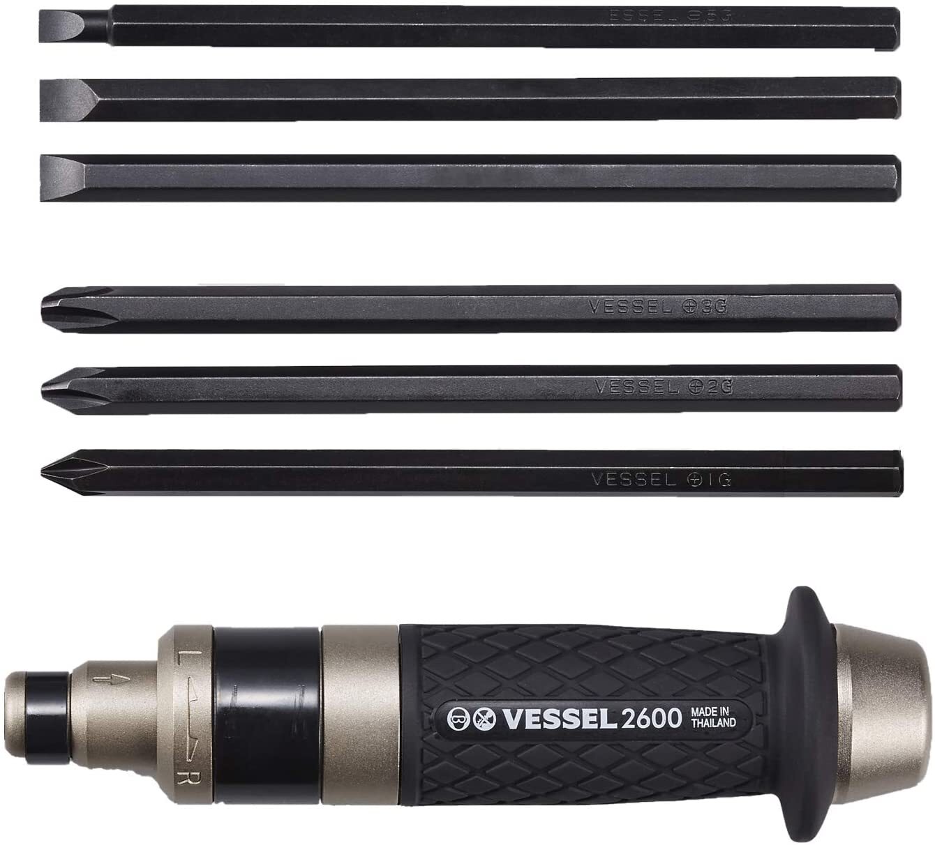 VESSEL Impact Screw driver JIS Set 