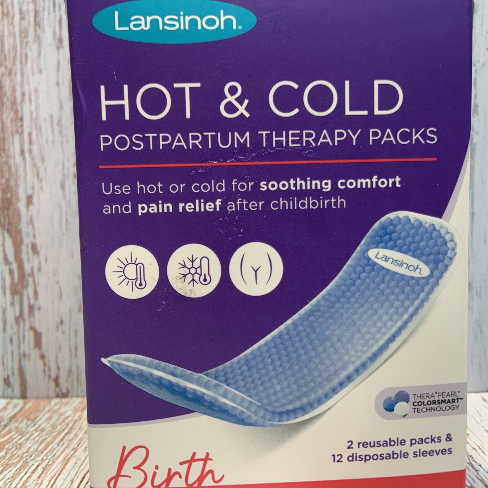 Lansinoh Hot and Cold Pads for Postpartum Essentials - 2ct