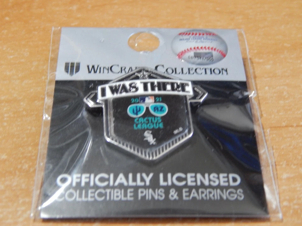 CHICAGO WHITE SOX MLB 2021 OFFICIAL SPRING TRAINING CACTUS LEAGUE TEAM PIN NEW - Image 4 of 4