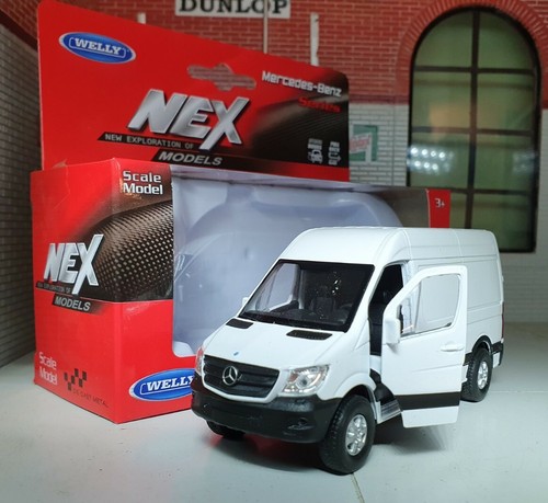 White Van Welly NEX Diecast Scale Model 