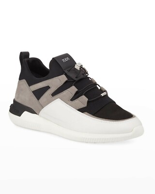 Tod\'s Italy No-code Black &‎ White Active Sport Light 91B Leather Sneakers shoes TOD main image 3