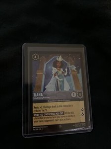 Disney Lorcana Rise of the Floodborn - Tiana - 196/204 - Cold Foil Super Rare,NM