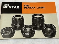 Asahi Pentax SMC Pentax Lenses Guide Catalog