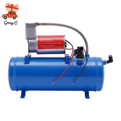 12V Auto Luftkompressor Druckluft Kompressor 100psi Mit 6L Tank Luftkompressor