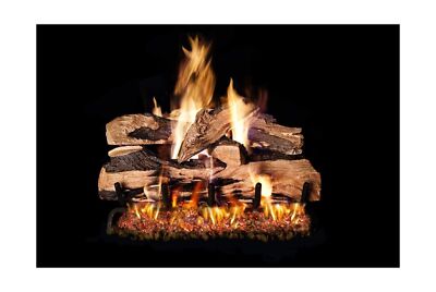 RH Peterson Real Fyre Split Oak Designer Plus Vented Gas Log Set - 20''
