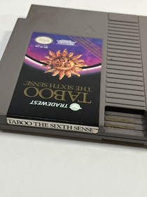 Taboo: The Sixth Sense Nintendo Entertainment System, 1989 NES Cart & Box