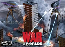 War Of the Worlds 2005 Tripod's Attack 1/350 Scale Diorama Model Kit 18WPH08