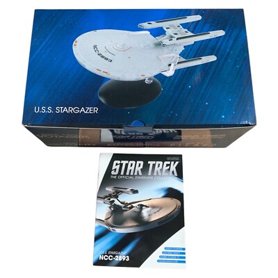 USS Stargazer NCC-2893 XL  Star Trek Raumschiff Metall Eaglemoss mit Magazin