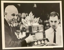 1966 NHL Hockey Type 1 Photo Montreal Canadiens Conn Smythe Trophy Roger Crozier