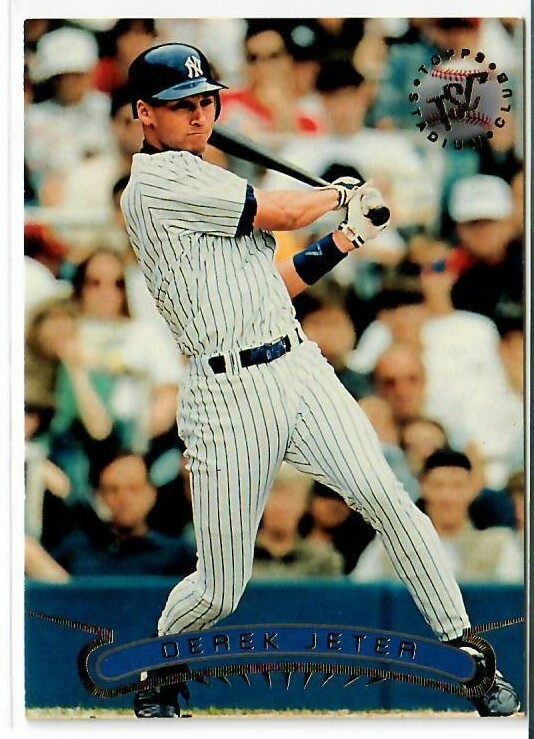 Derek Jeter #123 Baseball Cards 1996 Stadium Club trading card — raw and PSA graded price guide
